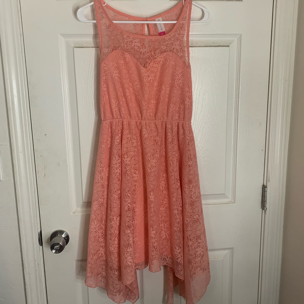 Coral Sleeveless Dress